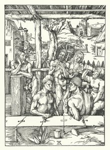 Willibald Pirckheimer, þýskur endurreisnarlögfræðingur, rithöfundur og húmanisti og nánasti vinur Albrecht Durer by Albrecht Dürer